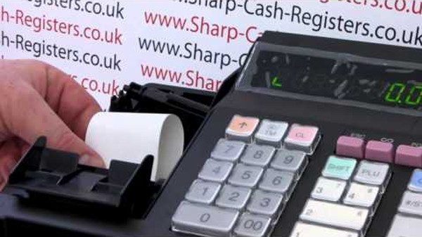 Casio, CSOSRS820BK, Thermal Print Cash Register, Black