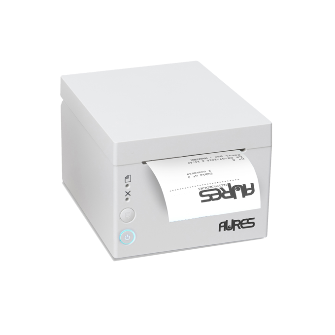Aures ODP333 Thermal Receipt Printer - White - Front Image Aures ODP333 Thermal Receipt Printer - White - Front Image