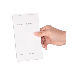 Waiter Pad - 3PLY Triplicate - 95mm x 165mm - 100 Pads - 50 Triplicate Sheets - C